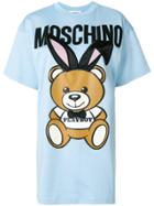 Moschino Oversized Playboy Toy T-shirt - Blue