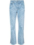 Jonathan Simkhai Paisley-print Jeans - Blue