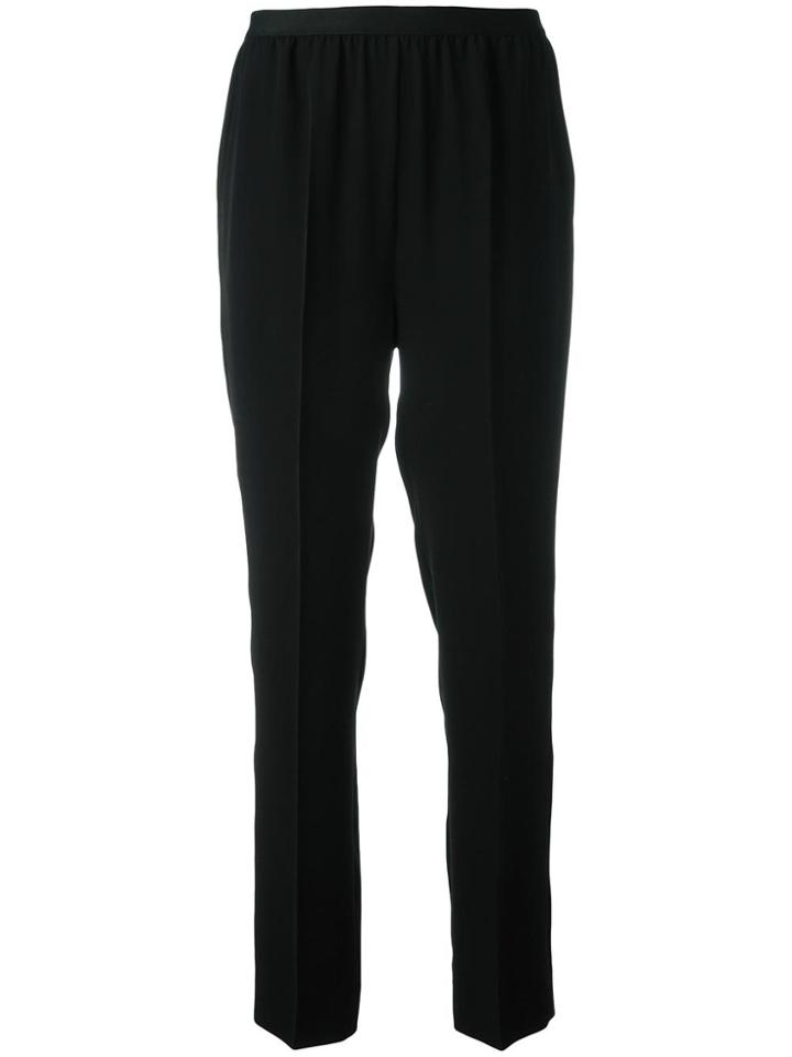Maison Margiela Tapered Tailored Trousers - Black