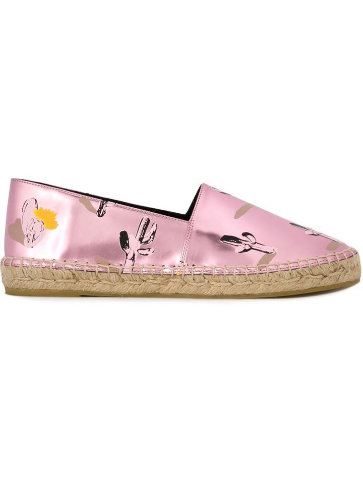 Kenzo Cactus Print Espadrilles