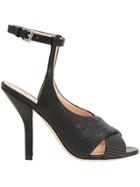 Fendi Quilted High-heel Sandals - Black