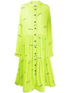 Natasha Zinko Oversized Maxi Kaftan Dress - Green