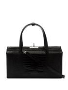 Gu De Margot Crocodile-effect Tote Bag - Black
