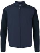 Z Zegna - Contrast Sleeve Jacket - Men - Cotton/polyamide/polyester - L, Blue, Cotton/polyamide/polyester