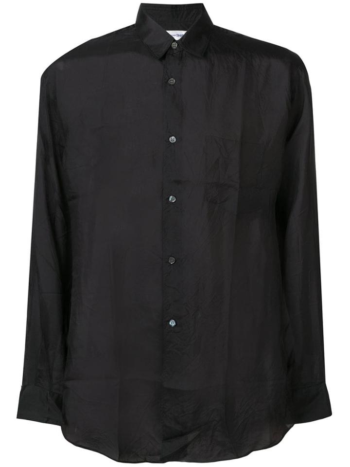 Comme Des Garçons Shirt Lightweight Skirt - Black