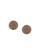 Dana Rebecca Designs 14kt Rose Gold Lauren Joy Medium Disc Studs