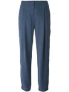 Akris Pleated Tapered Trousers