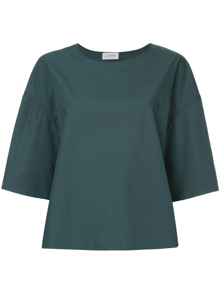 Lemaire Poplin Top - Green