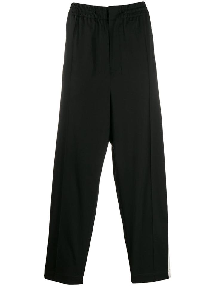 Y-3 Signature Three Stripe Track Pants - Black