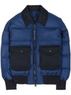 Ami Alexandre Mattiussi Zipped Down Jacket - Blue
