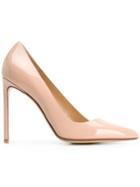 Francesco Russo Pointed Toe Pumps - Pink