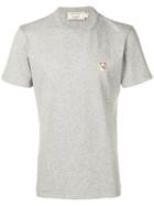 Maison Kitsuné Embroidered Fox T-shirt - Grey