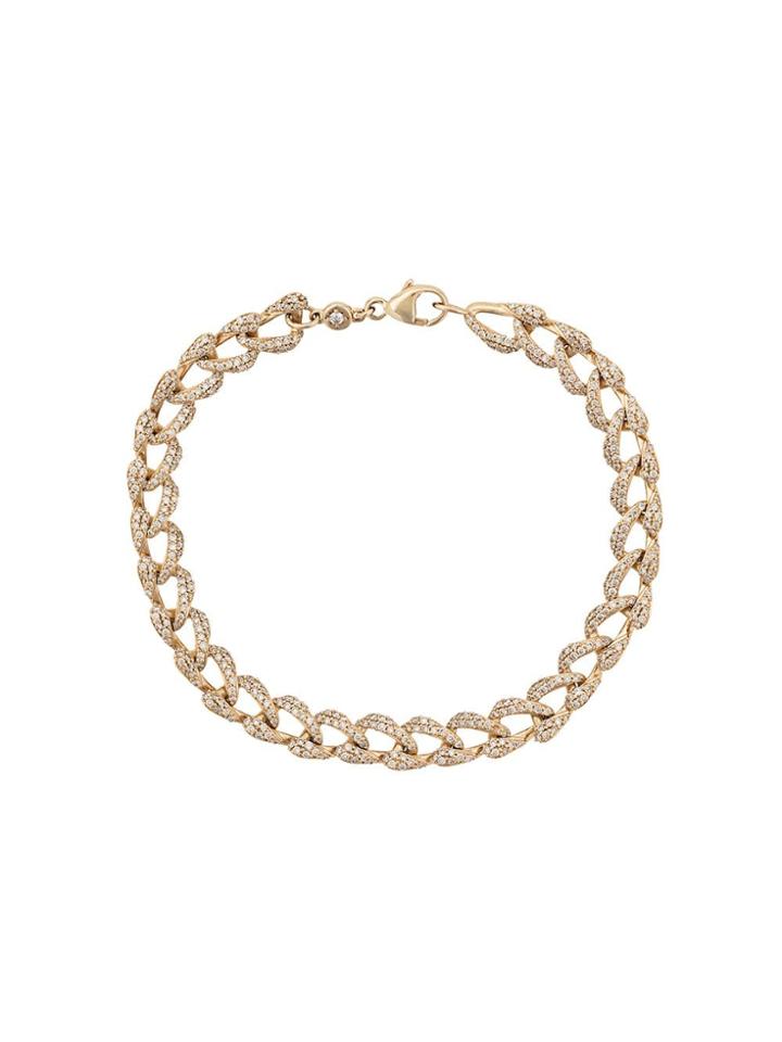 Astley Clarke 14kt Yellow Gold Vela Tennis Diamond Bracelet
