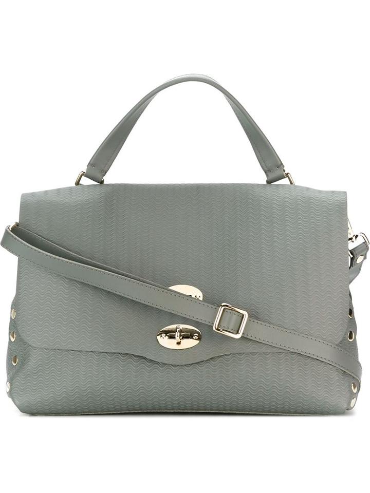 Zanellato 'postina' Tote Bag, Women's, Grey, Leather