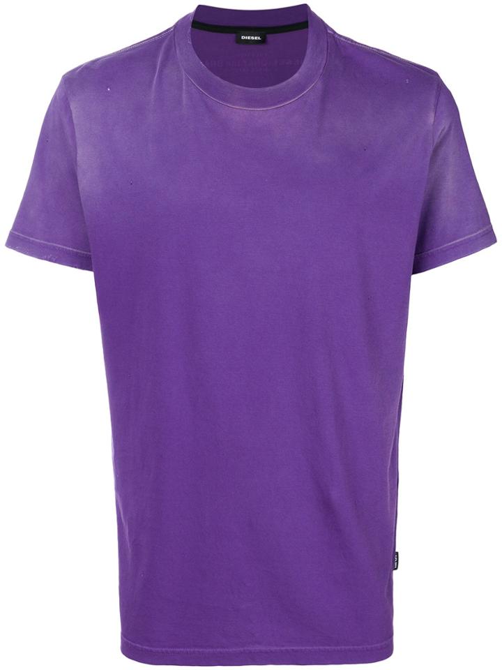 Diesel T-joey-t T-shirt - Pink & Purple
