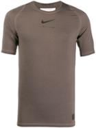 1017 Alyx 9sm 1017 Alyx 9sm X Nike Fitted T-shirt - Brown