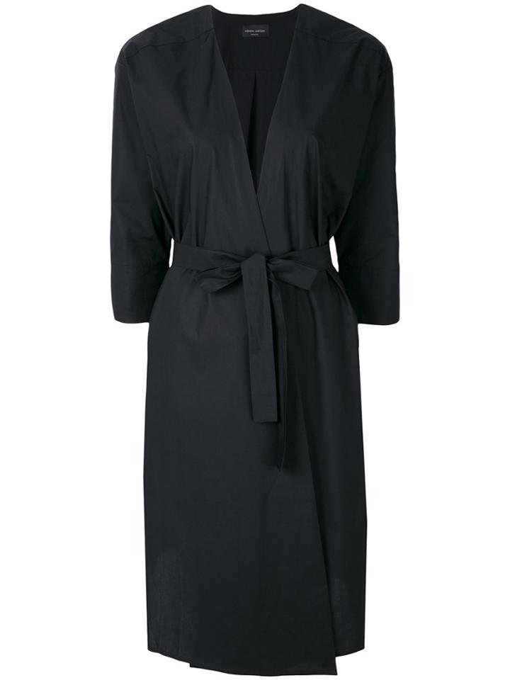 Roberto Collina Wrap Dress - Black