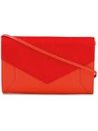 Yliana Yepez Contrast Texture Shoulder Bag, Women's, Yellow/orange