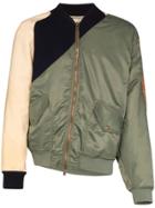 Duran Lantink Asymmetric Multi-panel Jacket - Green
