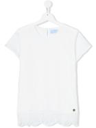 Lanvin Petite Scalloped Lace Shift T-shirt - White
