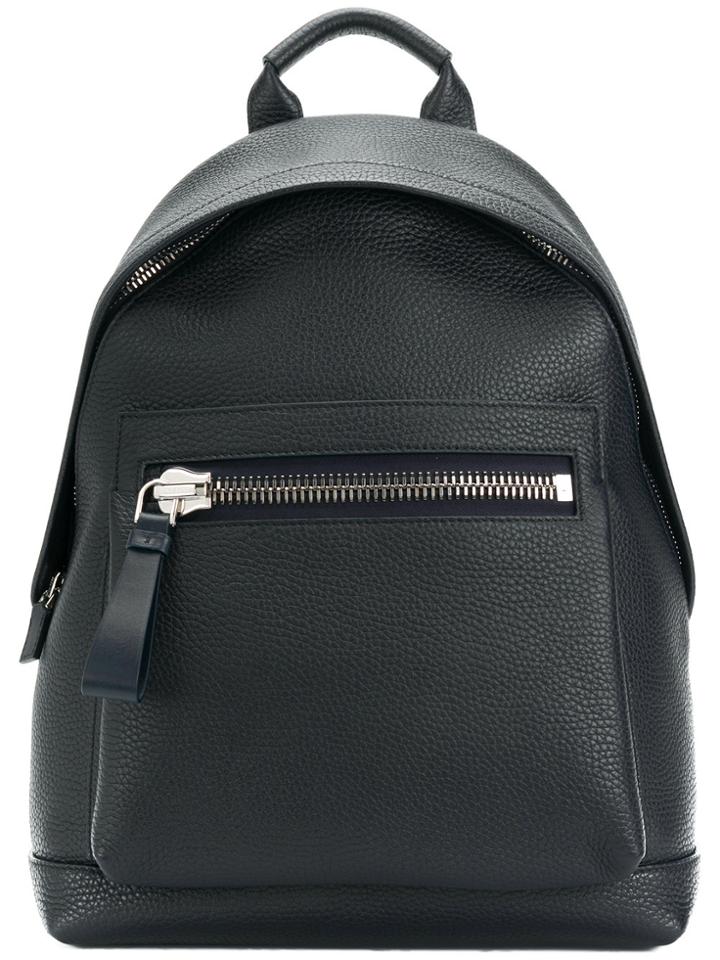 Tom Ford Zipped Backpack - Blue