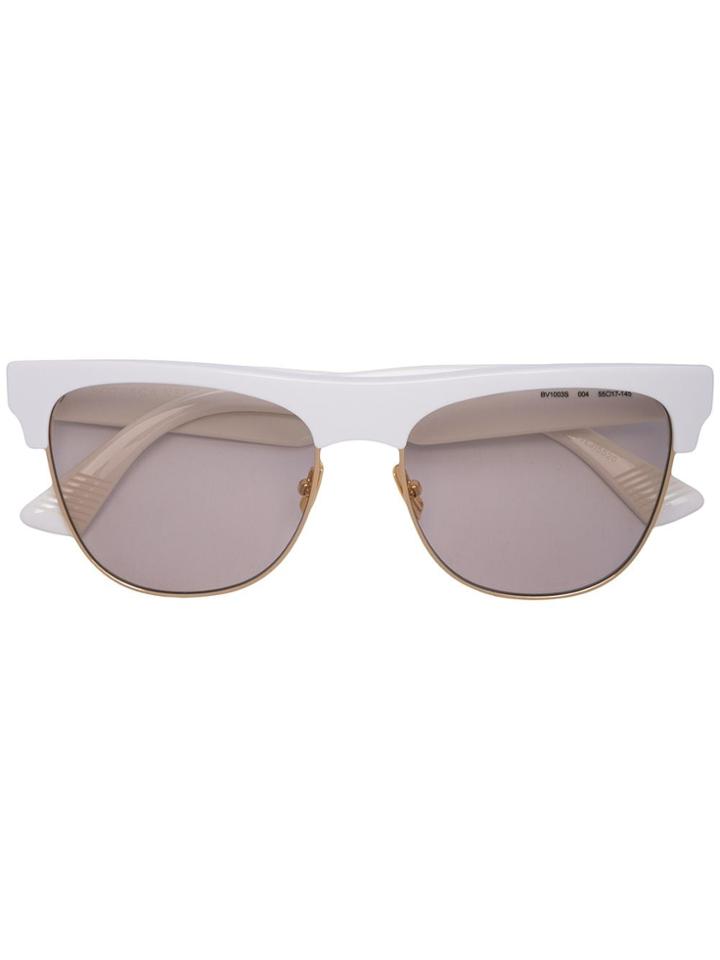 Bottega Veneta Eyewear The Original 03 Sunglasses - White