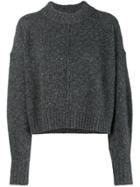 Isabel Marant Long-sleeve Fitted Sweater - Grey
