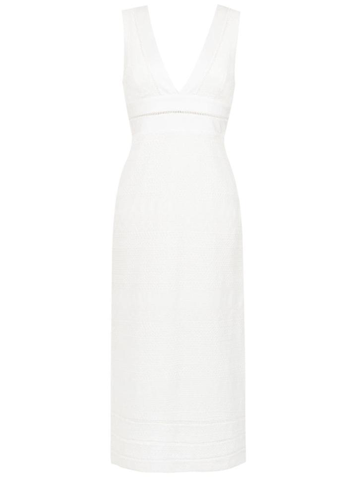 Olympiah Rodia Midi Dress - White