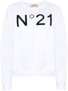 No21 Longsleeved Sweatshirt - White