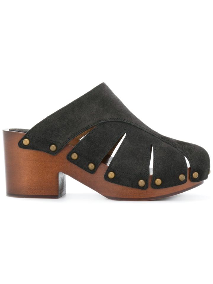 Chloé Boho Design Mules - Black
