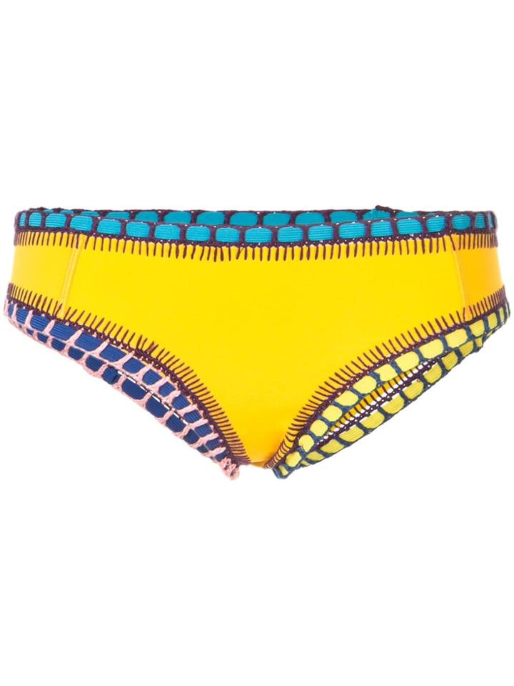 Kiini Ro Boyshort Bikini Bottoms - Yellow