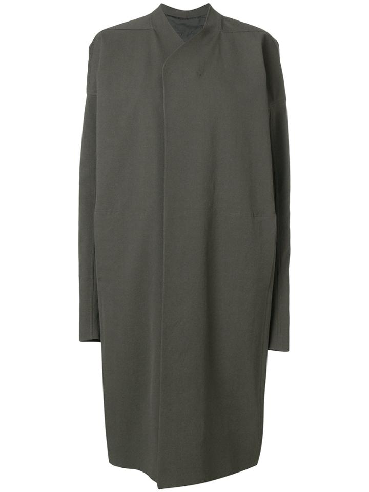 Rick Owens Oversized Boxy Coat - Green
