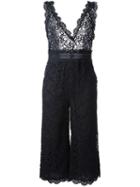 Goen.j Embroidered Jumpsuit, Women's, Size: Large, Black, Cotton/polyester