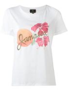 A.p.c. - Hawaiian Print T-shirt - Women - Cotton - M, White, Cotton