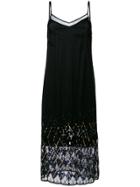 Hilfiger Collection Sequin-embellished Slip Dress - Black