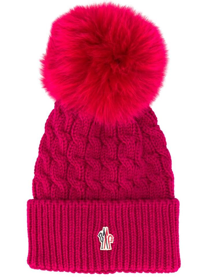 Moncler Grenoble Pom Pom Beanie - Pink