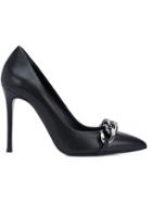 Thomas Wylde Chain Detail Stiletto Pumps