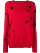 Chinti & Parker Star Embroidered Sweater