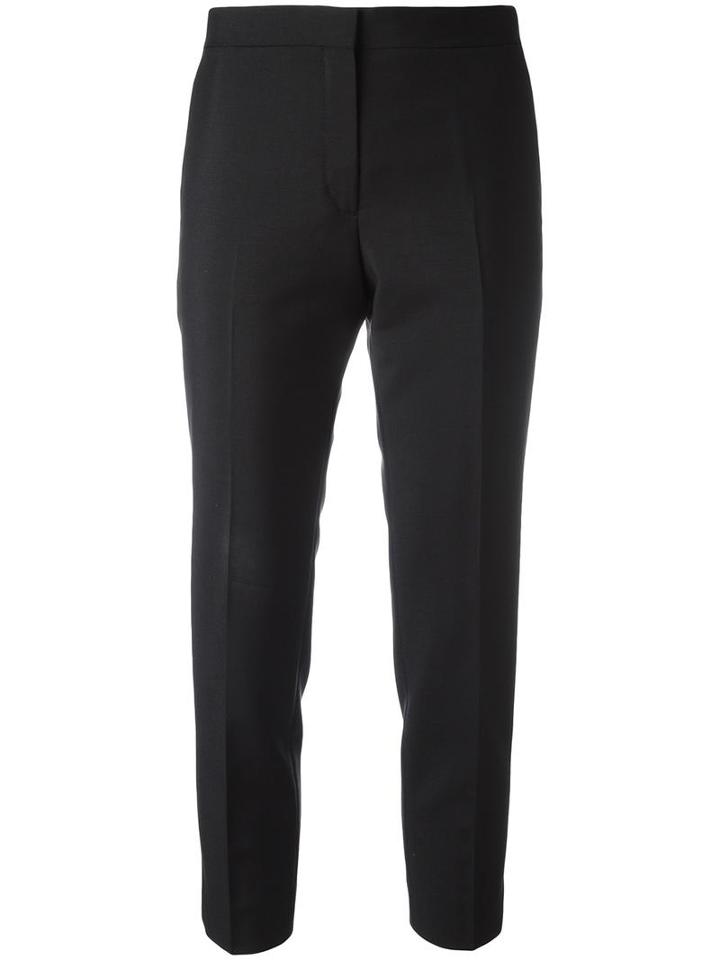 Acne Studios Cropped Trousers, Women's, Size: 36, Black, Mohair/wool