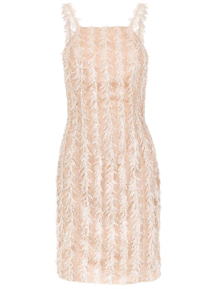 Tufi Duek Embroidered Tulle Dress - Neutrals