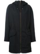 Army Yves Salomon Hooded Reversible Coat