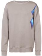 Rochambeau Droplet Print Sweatshirt - Grey