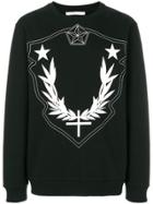 Givenchy Star Crest Print Sweatshirt - Black