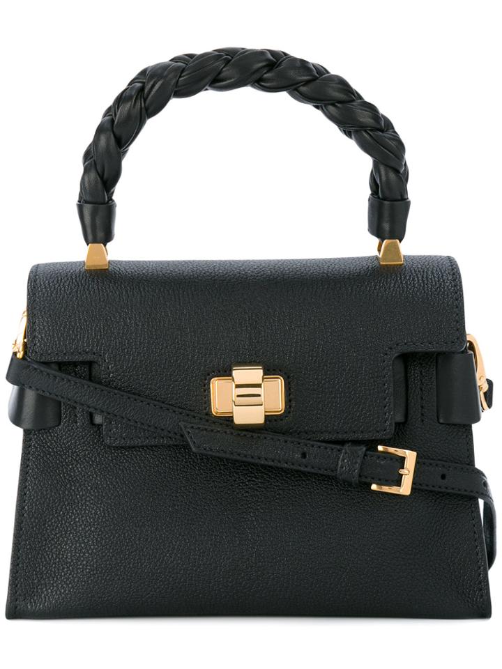 Miu Miu Braided Handle Tote - Black