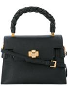 Miu Miu Braided Handle Tote - Black