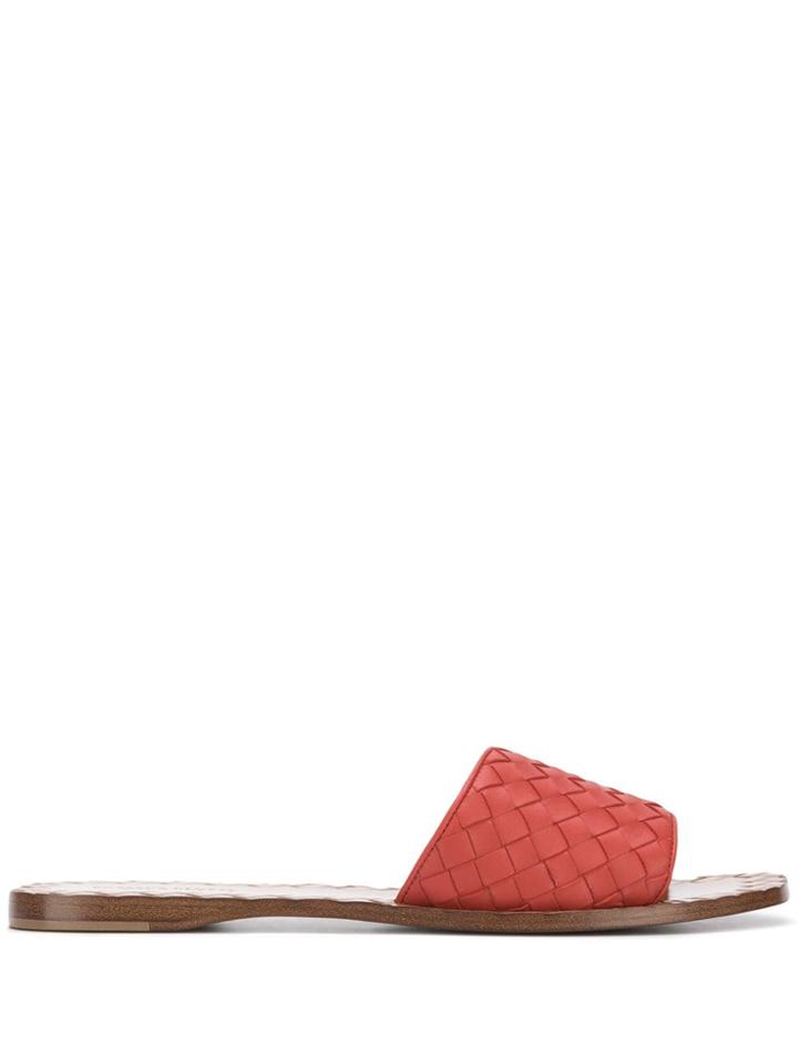 Bottega Veneta Ravello Sandals - Red