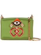 Dsquared2 - Dd Clutch Bag - Women - Cotton/leather - One Size, Green, Cotton/leather
