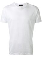Etro Crew-neck T-shirt, Men's, Size: Xl, White, Linen/flax