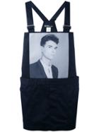 Raf Simons - Photo Print Buckled Vest - Men - Cotton/polyester - 48, Black, Cotton/polyester