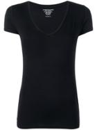 Majestic Filatures V-neck Fitted T-shirt - Blue